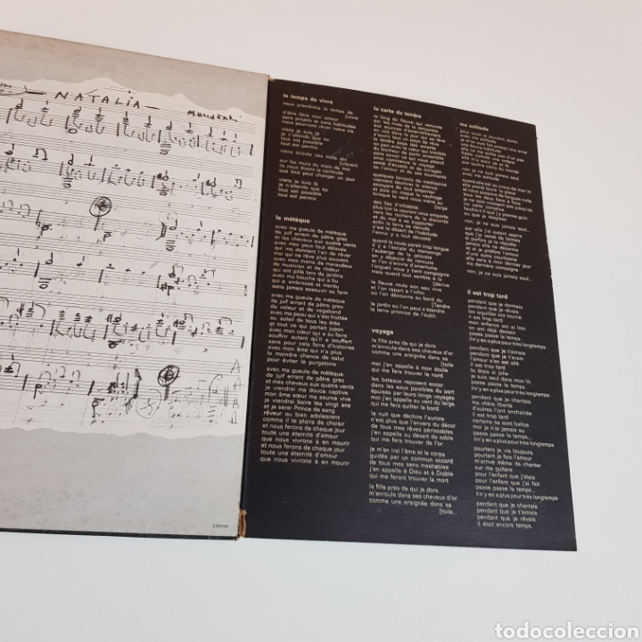 Discos de vinilo: GEORGE MOUSTAKI 1969 POLYDOR EDICION FRANCESA - Foto 6