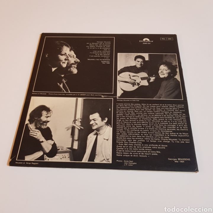 Discos de vinilo: GEORGE MOUSTAKI 1969 POLYDOR EDICION FRANCESA - Foto 7