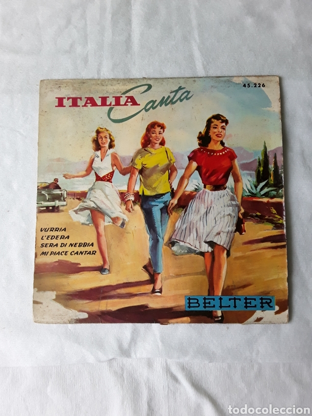 Discos de vinilo: GIANNI FALLABRINO Y SU ORQUESTA - ITALIA CANTA--- BELTER
