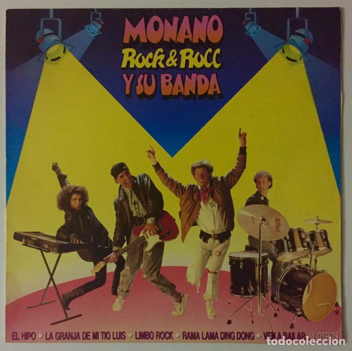 Discos de vinilo: Monano Rock & Roll y su Banda LP EMI Odeon 1987 - Foto 1
