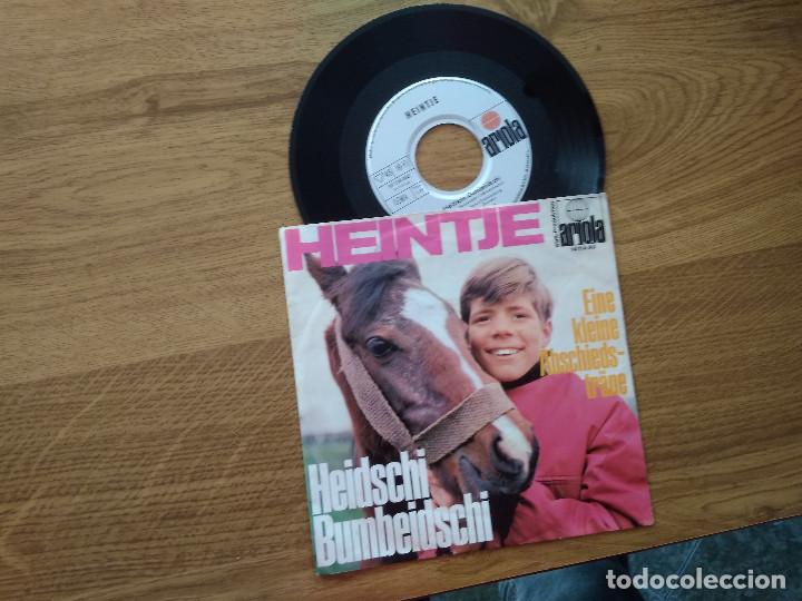 Discos de vinilo: HEINTJE / EINE KLEINE ABSCHIEDSTRANE / HEIDSCHI BUMBEIDSCHI - Foto 1