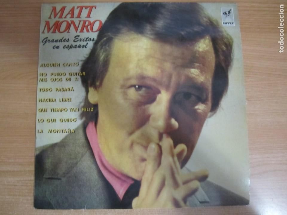Discos de vinilo: disco vinilo matt monro grandes exitos en espa&ntilde;ol - Foto 1