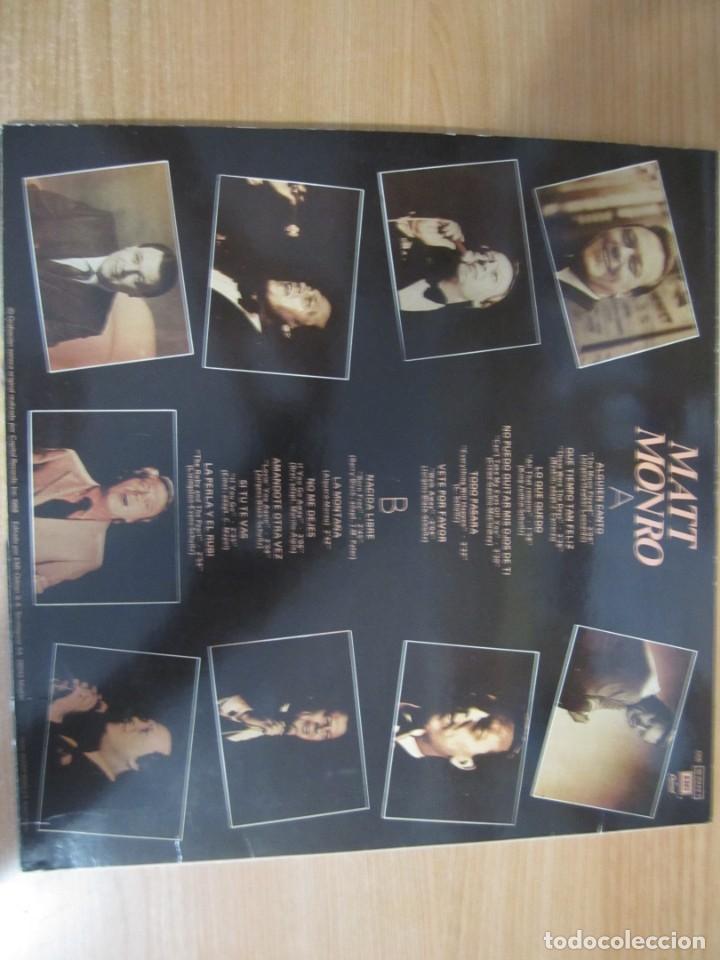 Discos de vinilo: disco vinilo matt monro grandes exitos en espa&ntilde;ol - Foto 2