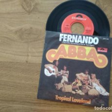 Disques de vinyle: ABBA / FERNANDO / TROPICAL LOVELAND. Lote 202076226