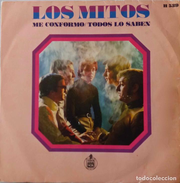 Discos de vinilo: LOS MITOS, ME CONFORMO. SINGLE - Foto 1