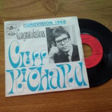 Dischi in vinile: CLIFF RICHARD / CONGRATULATIONS / HIGH N DRY EUROVISION 1968