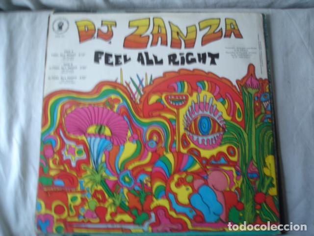 Discos de vinilo: D.J. Zanza   Feel All Right - Foto 2
