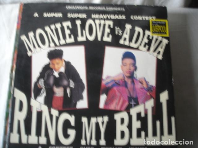 Discos de vinilo: Monie Love vs. Adeva   Ring My Bell - Foto 1