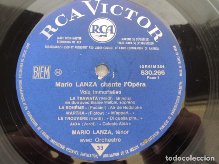 Discos de vinilo: MARIO LANZA - CHANTE A LOP&Eacute;RA - RCA VICTOR - 1966 - Foto 9