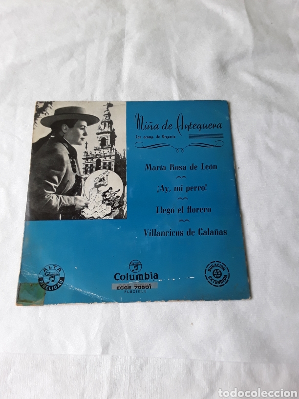 Discos de vinilo: NI&Ntilde;A DE ANTEQUERA ---- COLUMBIA - Foto 1