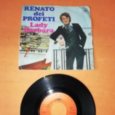Discos de vinilo: RENATO DEI PROFETI - LADY BARBARA - CBS RECORDS 1970 . Lote 202258492