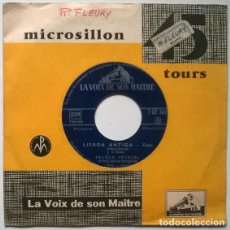 Discos de vinilo: FRANCK POURCEL. DOMANI/ LISBOA ANTIGA. LA VOIX DE SON MAITRE, FRANCE 1956 SINGLE. Lote 202284121