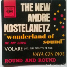 Discos de vinilo: ANDRÉ KOSTELANETZ. WONDERLAND OF SOUND. BE MY LOVE/ VOLARE/ VAYA CON DIOS/ ROUND AND ROUND. CBS 1961. Lote 202286808