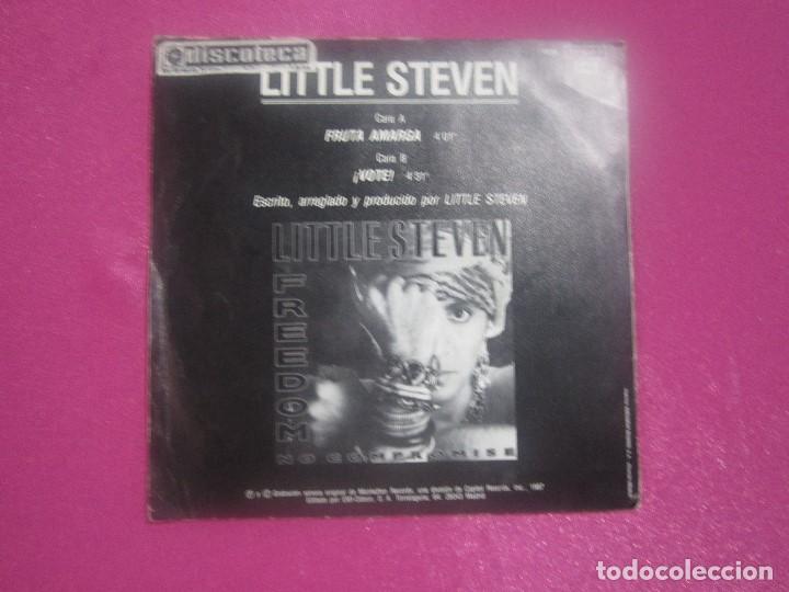 Discos de vinilo: LITTLE STEVEN - FRUTA AMARGA SINGLE - Foto 4
