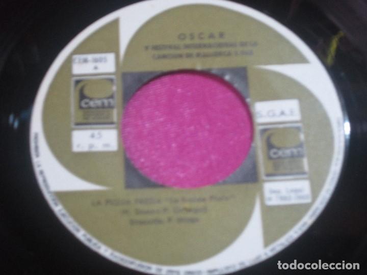 Discos de vinilo: OSCAR - LA PLUJA FREDA / PASQUALE SINGLE - Foto 4