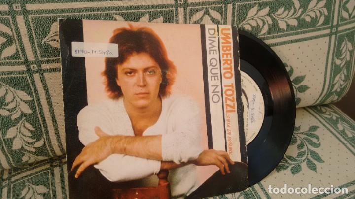 Discos de vinilo: SINGLE  ( VINILO)    DE   UMBERTO TOZZI A&Ntilde;OS 80 - Foto 1