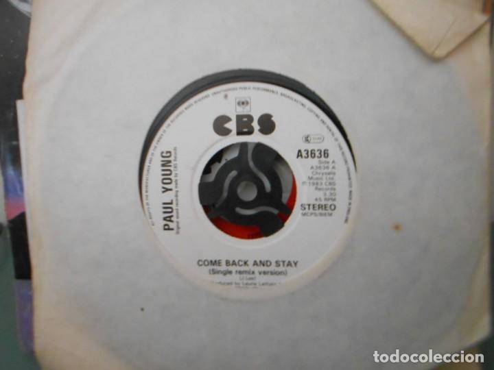 Discos de vinilo: PAUL YOUNG - COME BACK AND STAY - Foto 1