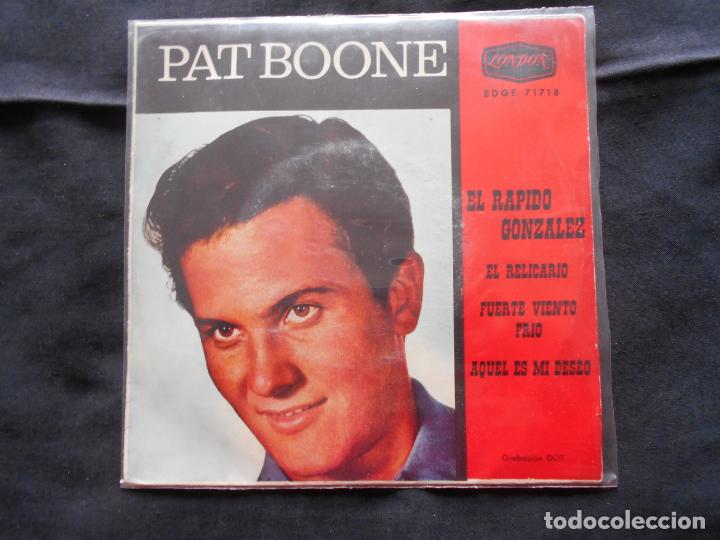 Discos de vinilo: EP PAT BOONE // EL RAPIDO GONZALEZ + 3 - Foto 1