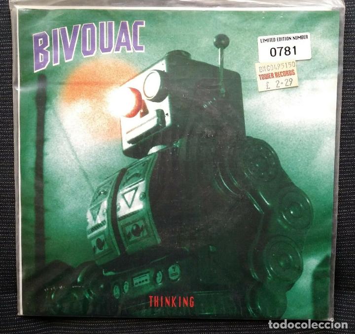 Discos de vinilo: BIVOUAC:  THINKING/ FAMILAR - SINGLE VINILO - 1995 - Foto 1