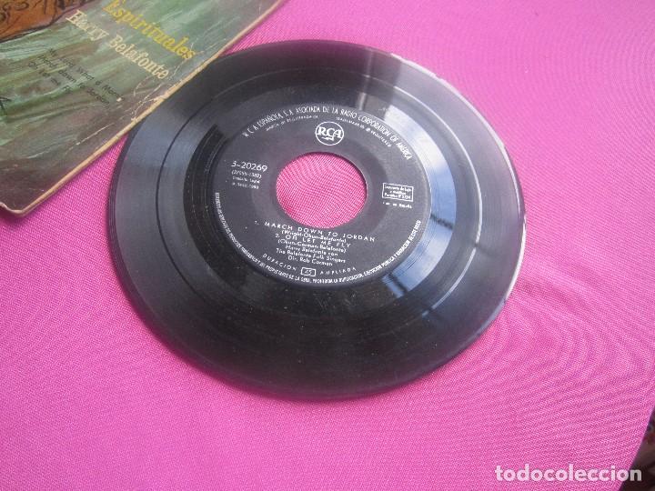 Discos de vinilo: HARRY BELAFONTE. ESPIRITUALES SINGLE 1960 - Foto 4