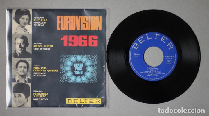 Discos de vinilo: EUROVISION 1966// EP// 1966// BELTER - Foto 3