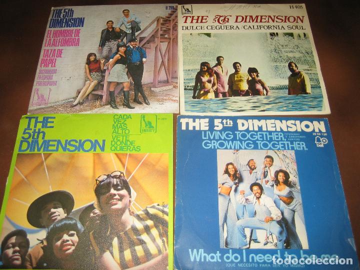 Discos de vinilo: THE 5TH DIMENSION - LOTE DE 4 SINGLES - Foto 1