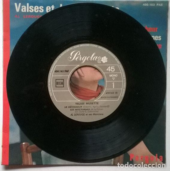 Discos de vinilo: Al Lerouge. Valses et Java-Musette: Le denicheur/Les Nocturnes/ La Java bleue/ La plus bath des Java - Foto 3