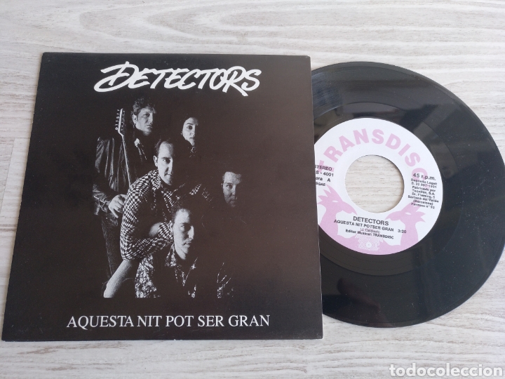 Discos de vinilo: Detectors single Aquesta nit pot ser gran 1991 - Foto 1