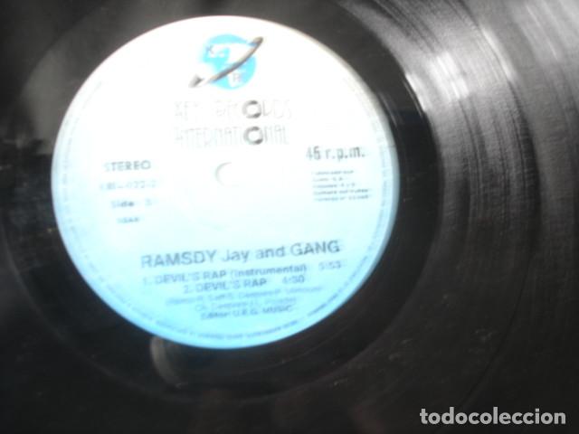 Discos de vinilo: Ramsdy Jay And Gang   Devils Rap - Foto 2