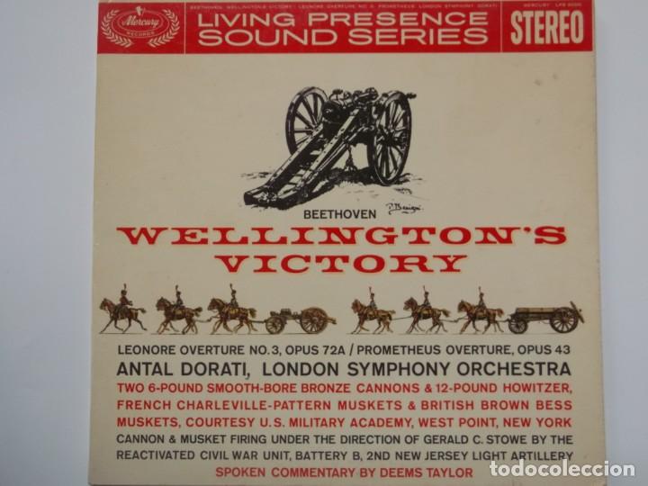 Discos de vinilo: WELLINGTON&acute;S VICTORY-BEETHOVEN-PORTADA ABIERTA-LONDON SYMPHONY ORCHESTRA