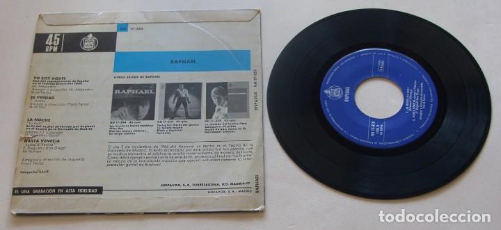 Discos de vinilo: RAPHAEL - YO SOY AQUEL + 3 - HISPAVOX 1966 - Foto 2