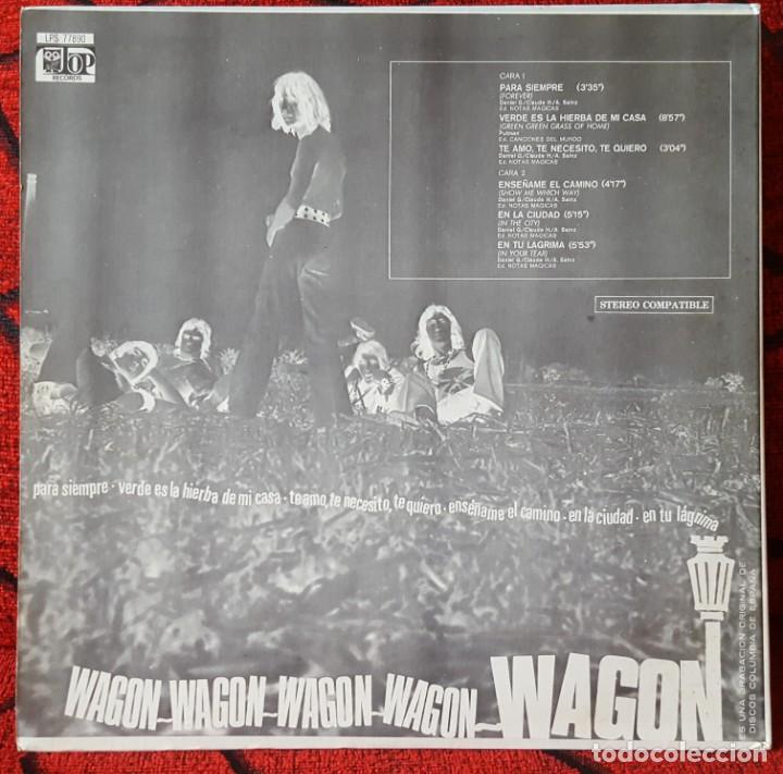 Discos de vinilo: WAGON - HOM&Oacute;NIMO LP ORIGINAL VENEZUELA - Foto 2