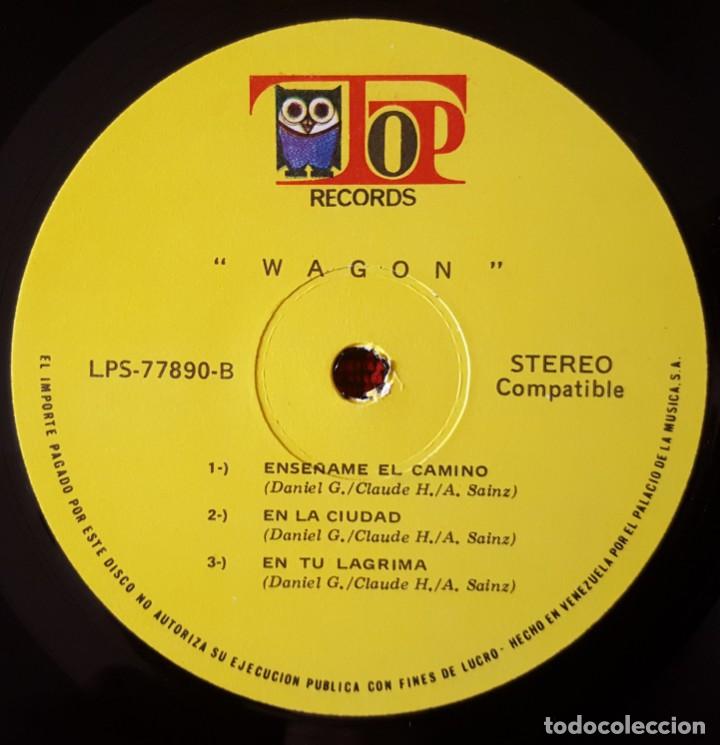 Discos de vinilo: WAGON - HOM&Oacute;NIMO LP ORIGINAL VENEZUELA - Foto 4