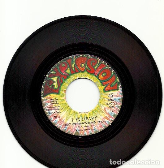 Discos de vinilo: J.C. HEAVY. That womans mind (vinilo single 1971) - Foto 3