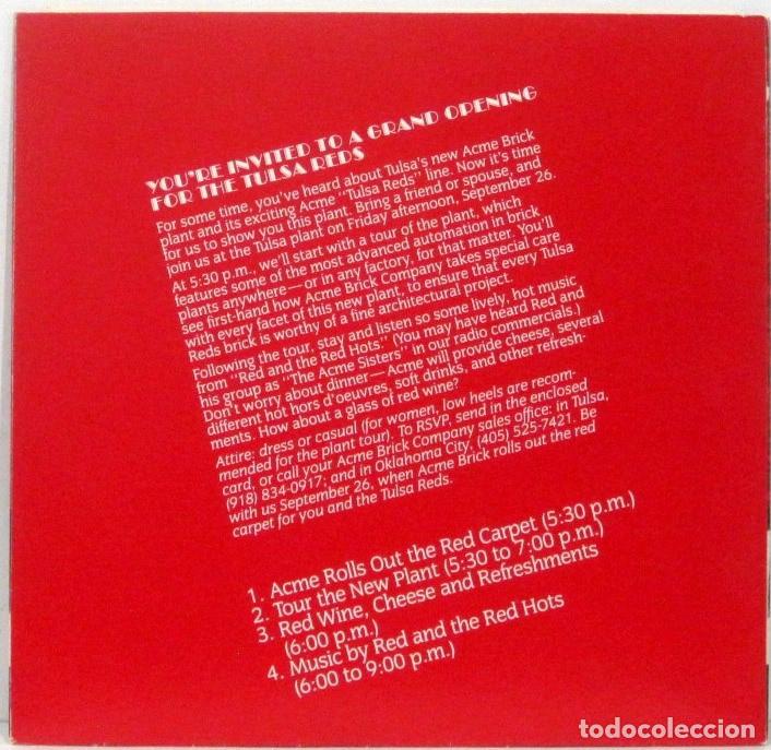 Discos de vinilo: BRICKIN THE TOWN RED - SINGLE - Foto 2
