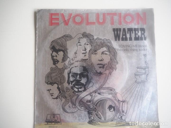Discos de vinilo: EVOLUTION Single Water + 1 4003-B (1970) PROMOCIONAL Vampires PROGRESIVO - Foto 1