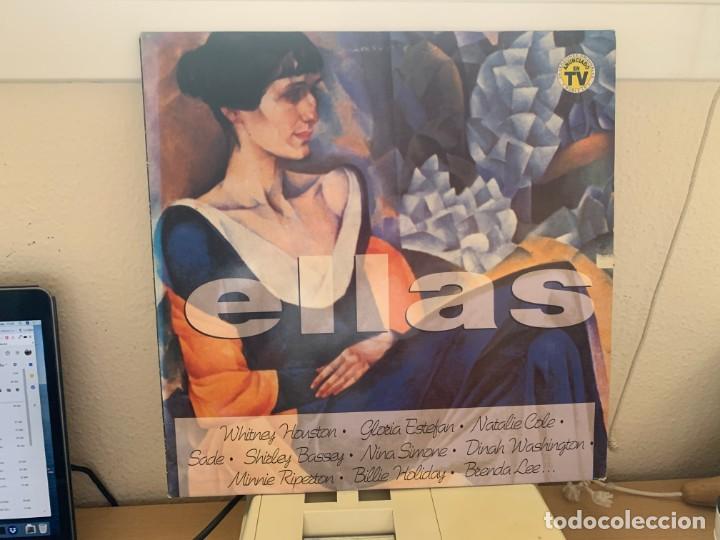 Discos de vinilo: Various &lrm;&ndash; Ellas. 2 DISCOS VINILO. 24H. ESTADO MINT. 1990 - Foto 1