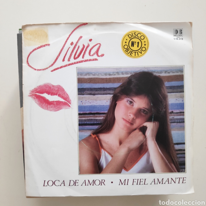 Discos de vinilo: NT SILVIA - LOCA DE AMOR 1983 SPAIN SINGLE VINILO - Foto 1