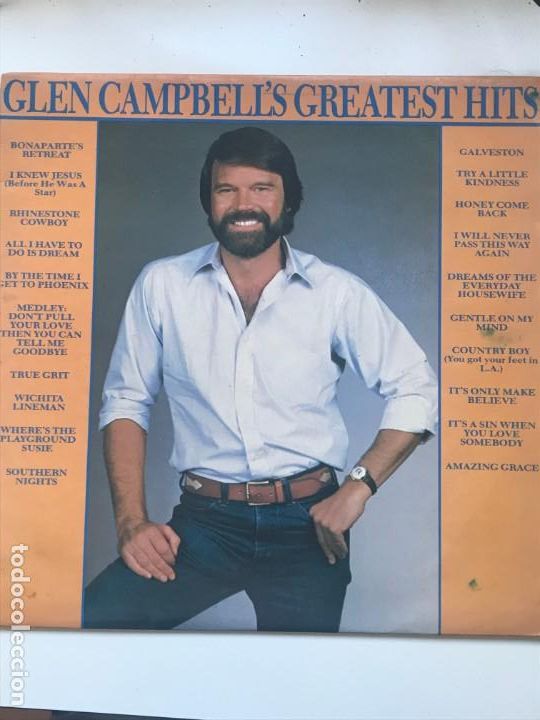 Discos de vinilo: GLEN CAMPBELLS GREATEST HITS - Foto 1
