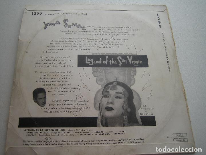 Discos de vinilo: YMA SUMAC - ED. ESPA&Ntilde;A 59 - 25 CM - Foto 2