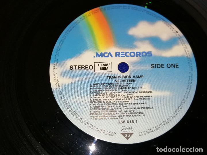 Discos de vinilo: TRANSVISION VAMP (VELVETEEN) - Foto 9