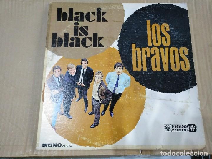 Discos de vinilo: LOS BRAVOS - BLACK IS BLACK - USA 1966 - Foto 1