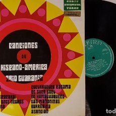 Discos de vinilo: CANCIONES HISPANO - AMERICANAS TRIO GUARANIA