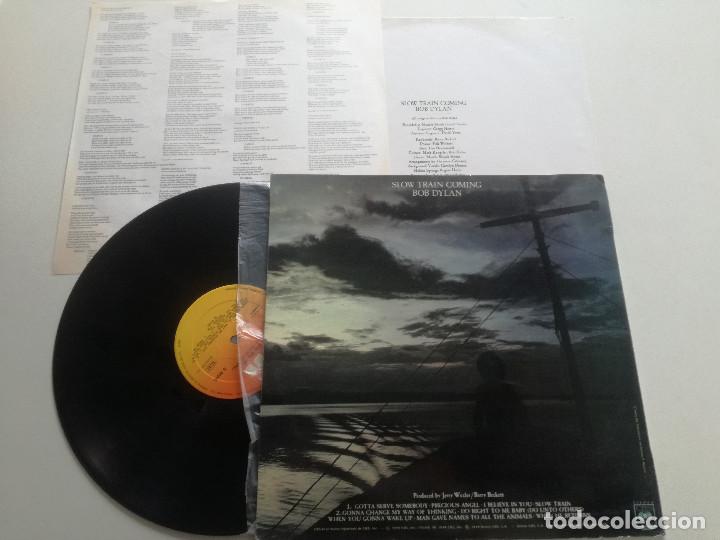Discos de vinilo: BOB DYLAN - Slow Train Coming - LP CBS ESPA&Ntilde;A 1979 - Foto 2