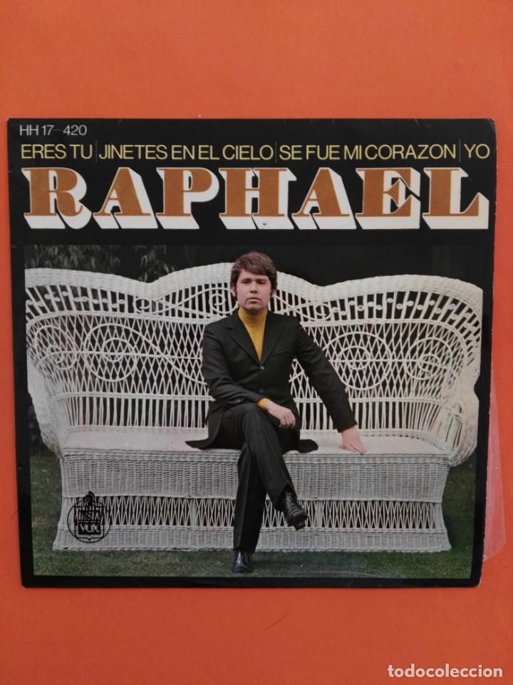 Discos de vinilo: RAPHAEL, EP, JINETES EN EL CIELO+ 3, A&Ntilde;O 1969 - Foto 1