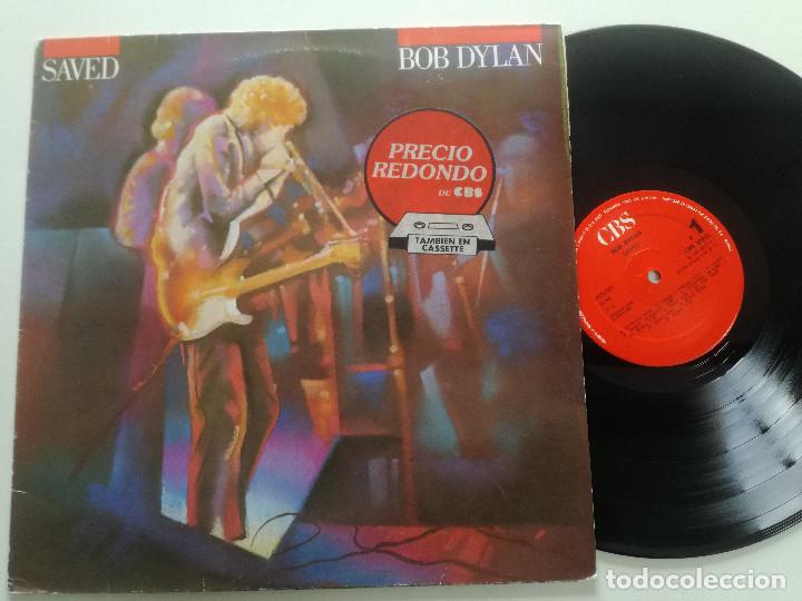 Discos de vinilo: BOB DYLAN - Saved - LP CBS ESPA&Ntilde;A LABEL ROJO 1986 - Foto 1