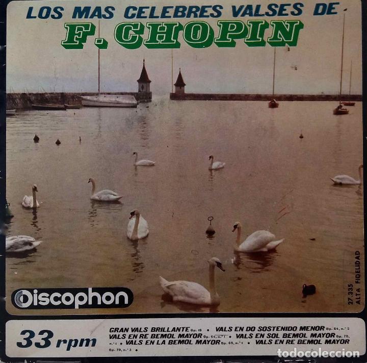 Dischi in vinile: F CHOPIN, LOS M&Aacute;S C&Eacute;LEBRES VALSES. RAYMOND TROUARD PIANO. EP ESPA&Ntilde;A