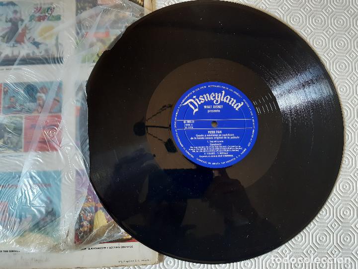 Discos de vinilo: LP VINILO WALT DISNEY PRESENTA PETER PAN. 1969. CON COMIC INTERIOR. - Foto 4