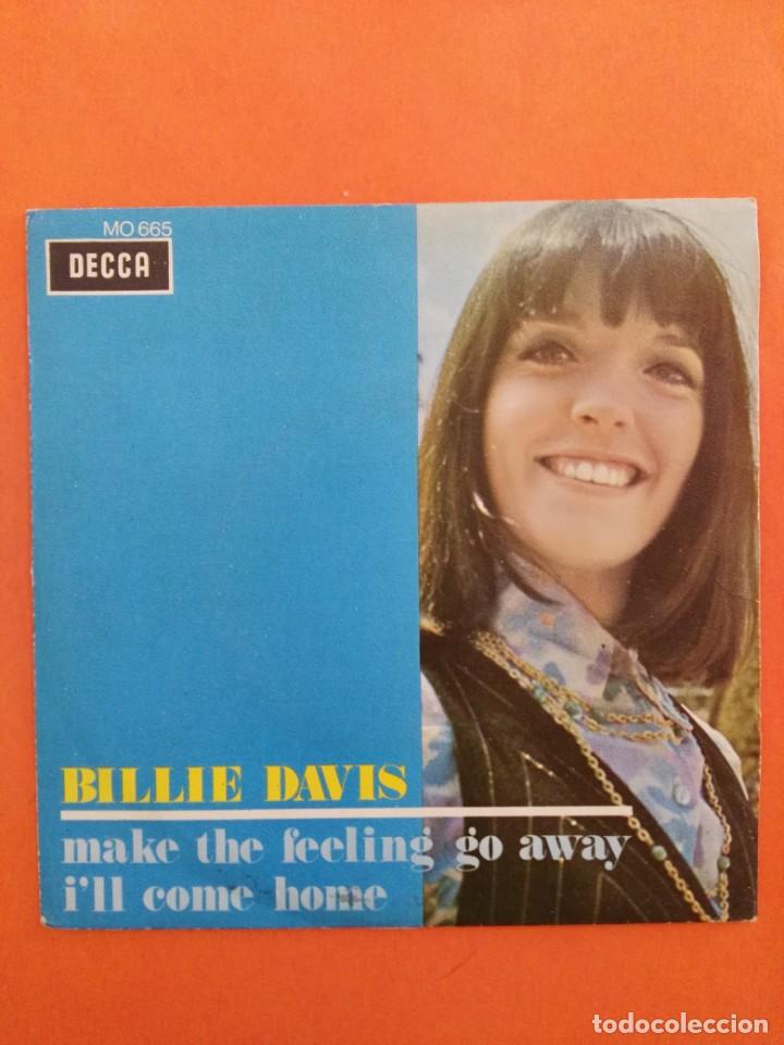 Discos de vinilo: BILLIE DAVIS - MAKE THE FEELING GO AWAY - SINGLE 1969 - Foto 1
