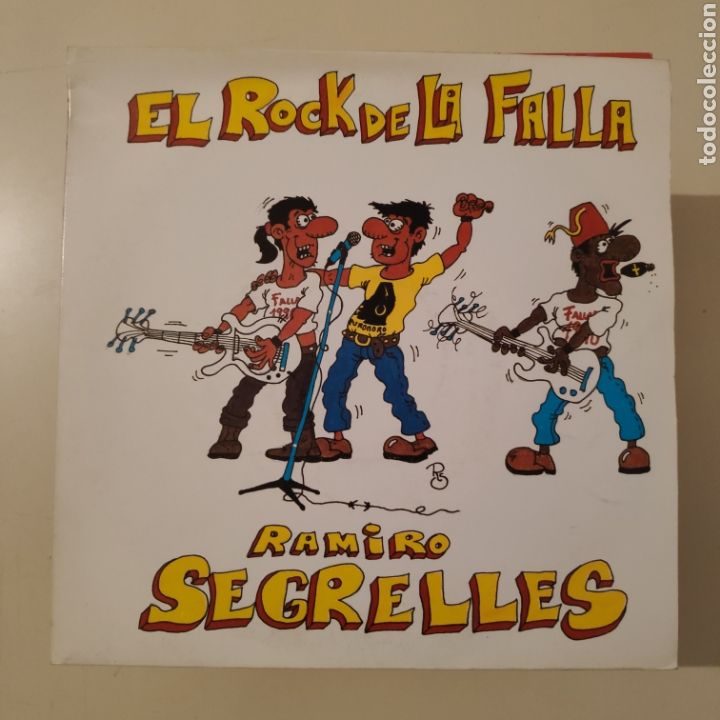 Discos de vinilo: NT RAMIRO SEGRELLES - EL ROCK DE LA FALLA 1990 SPAIN SINGLE VINILO - Foto 1